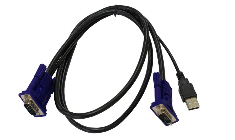 Комплект кабелів D-Link DKVM-CU/B, 1.8м