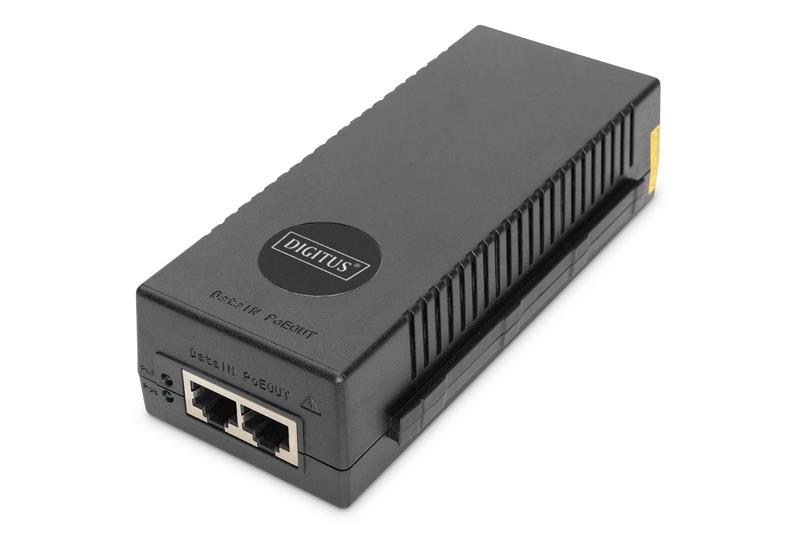 Інжектор DIGITUS 10 Gigabit PoE+, 802.3at, 30W