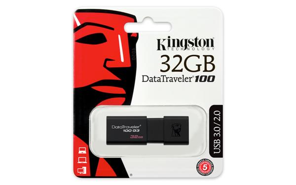Накопичувач Kingston 32GB USB 3.0 DT100 G3