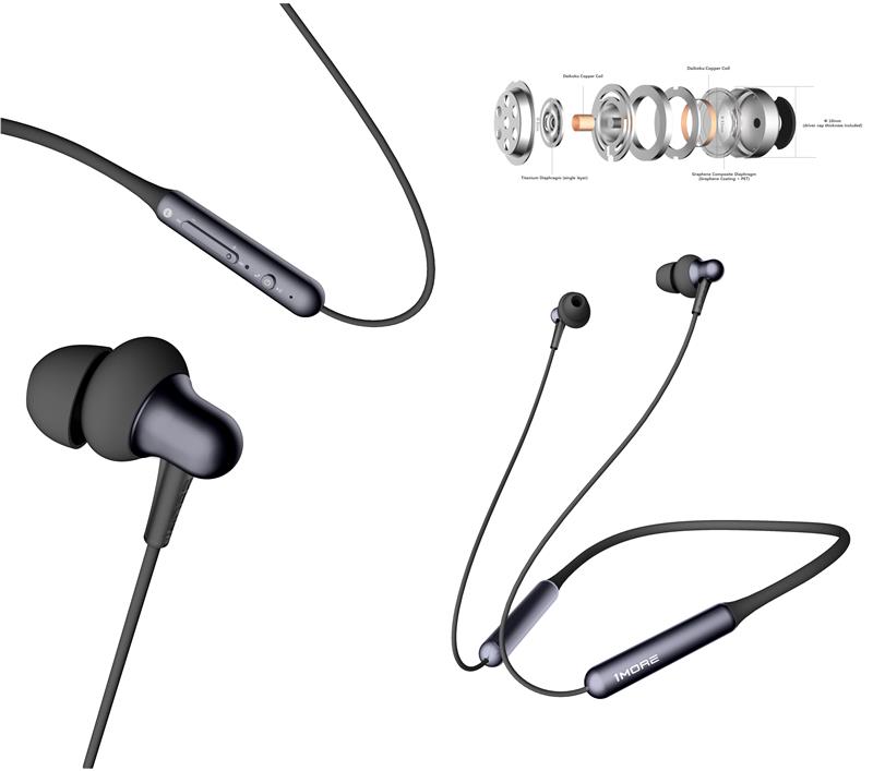 Навушники 1MORE E1024BT Stylish Dual-dynamic Driver Wireless Mic Black