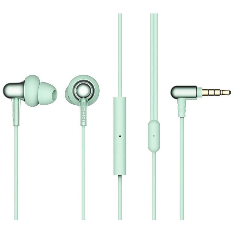 Навушники 1MORE Stylish Dual-dynamic Driver Mic Green