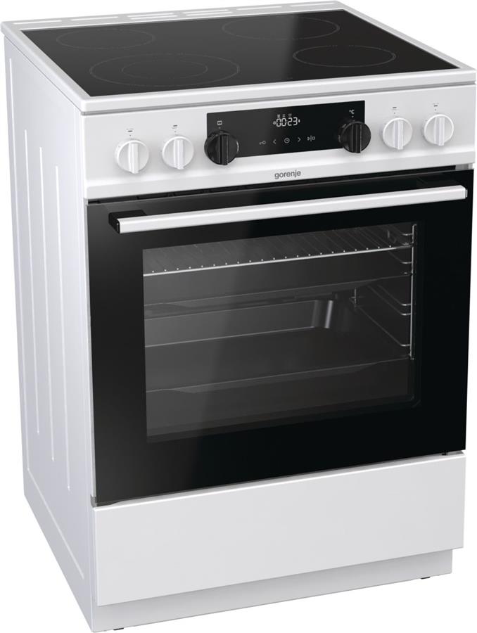 Плита Gorenje EC6341WC /склокерамічна/60 см/71 л /гриль/сенсорний програматор IconLED/біла