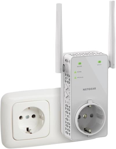 Розширювач WiFi-покриття NETGEAR EX6130 AC1200, 1xFE LAN, 2x зовнішн. ант.