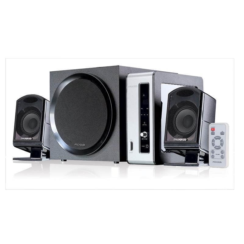 Колонки MICROLAB 2.1 FC550 Black, з зовнішнім підсилювачем
