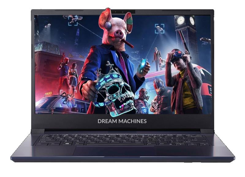 Ноутбук Dream Machines G1650-14 14FHD IPS 60Hz/Intel i5-1135G7/8/500F/NVD1650-4/DOS