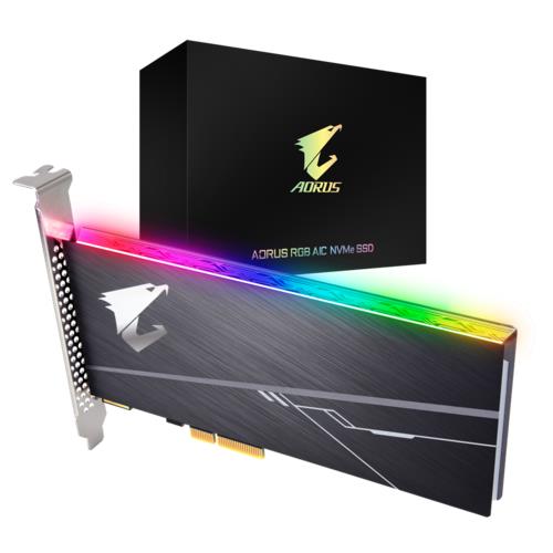 Твердотільний накопичувач SSD AIC AORUS 512GB NVMe PCIe 3.0 4x RGB