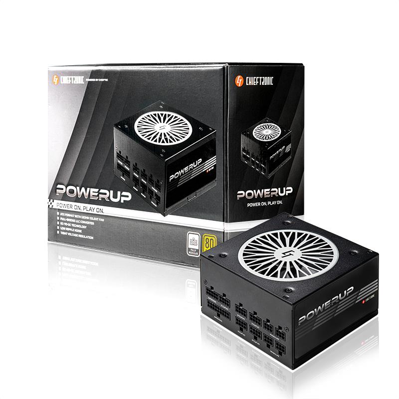Блок живлення CHIEFTEC RETAIL Chieftronic PowerUP Gold GPX-750FC,14cm fan,a/PFC,Fully Modular