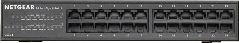 Комутатор NETGEAR GS324 24xGE, некерований