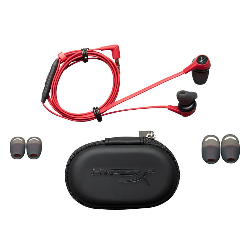Гарнітура HyperX Cloud Earbuds 3.5mm, Red/Black