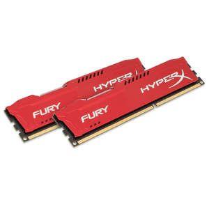 Память до ПК Kingston DDR3 1600 8GB KIT (4GBx2) HyperX Fury Red