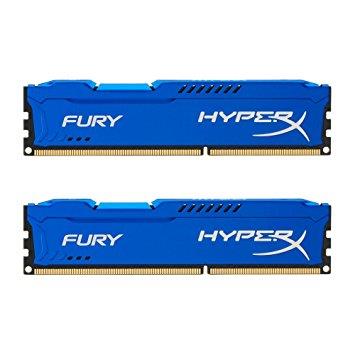 Пам'ять до ПК Kingston DDR3 1866 16GB KIT (8GBx2) HyperX Fury Blue