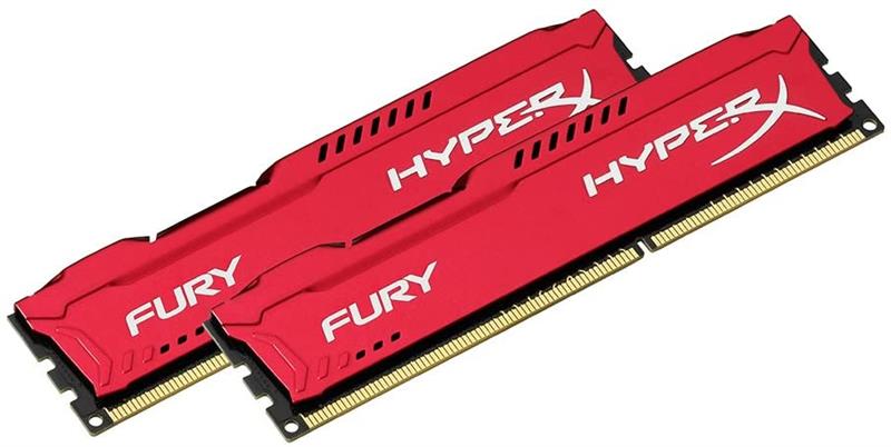 Пам'ять до ПК Kingston DDR3 1866 8GB KIT (4GBx2) 1.5V HyperX FURY Red