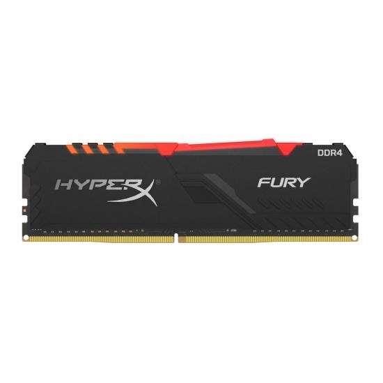 Пам'ять до ПК Kingston DDR4 3200 16GB HyperX Fury RGB