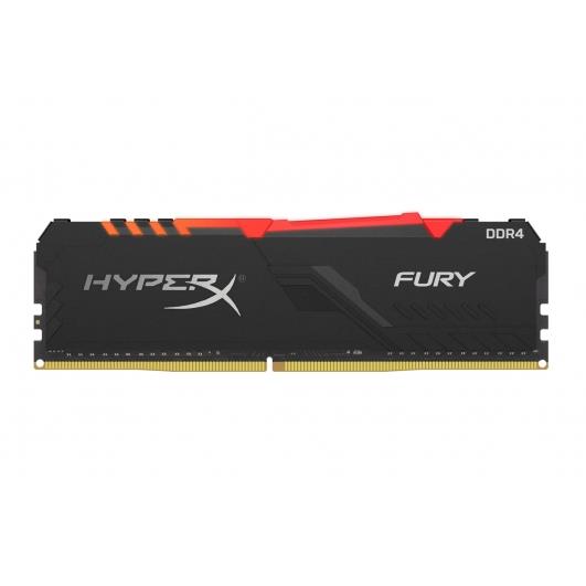 Пам'ять до ПК Kingston DDR4 3200 16GB HyperX Fury RGB