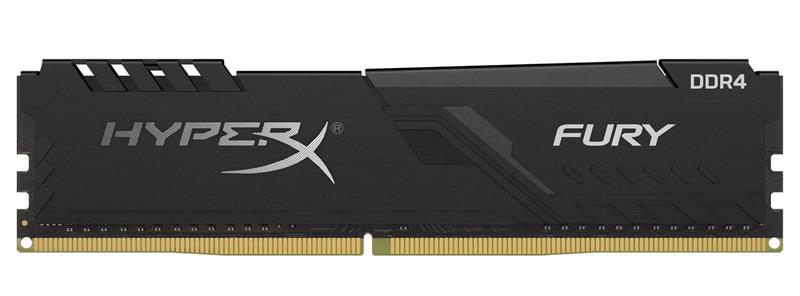 Пам'ять до ПК Kingston DDR4 3600 8GB HyperX Fury Black