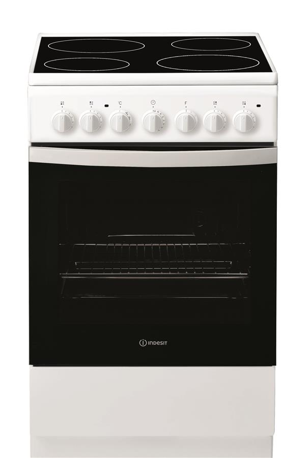 Плита склокерамічна Indesit IS5V4PHW/E, 50х60см, 61л , Гриль, Білий