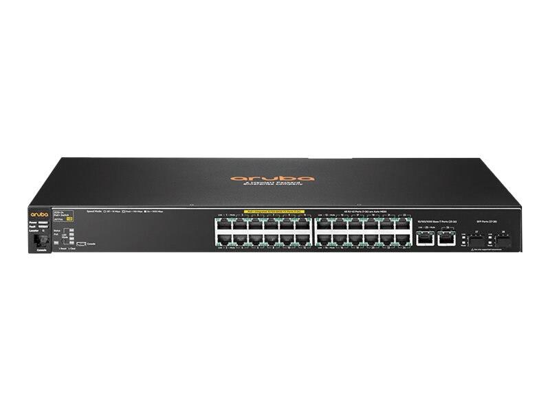 Комутатор HP 2530-24-PoE+ 24x10/100+2xGE-T +2xGE-SFP, L2, 195W, Warranty