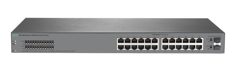 Комутатор HP 1820-24G Smart Switch, 24xGE+2xGE-SFP ports, L2, LT Warranty