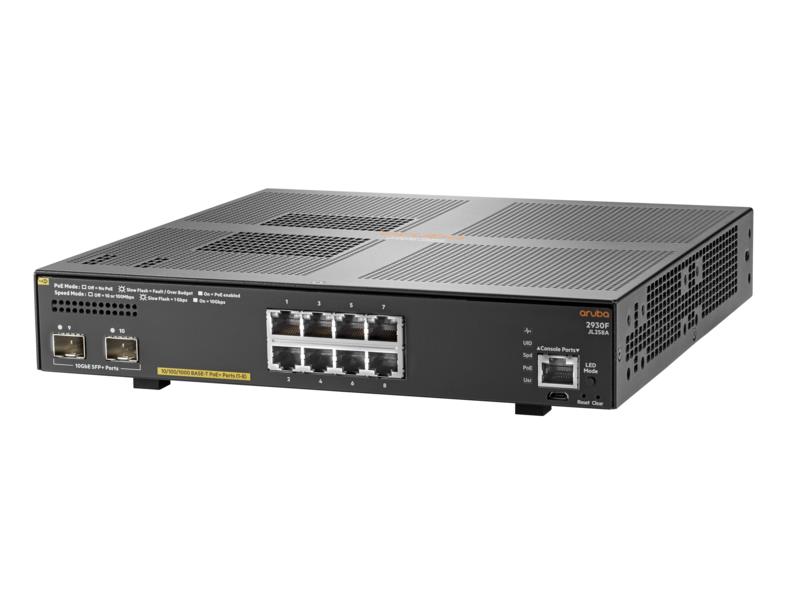 Комутатор HPE Aruba 2930F 8G PoE+ 2SFP+ Swch