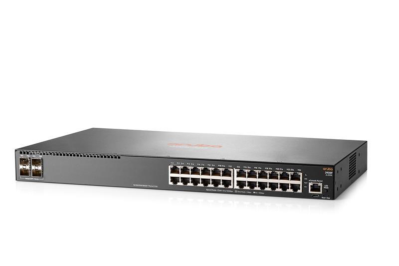 Коммутатор HPE Aruba 2930F-24G + 24xGE+4xGE-SFP, L2/L3, LT Warranty