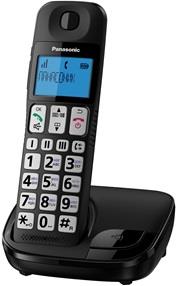 Радіотелефон DECT Panasonic KX-TGE110UCB Black