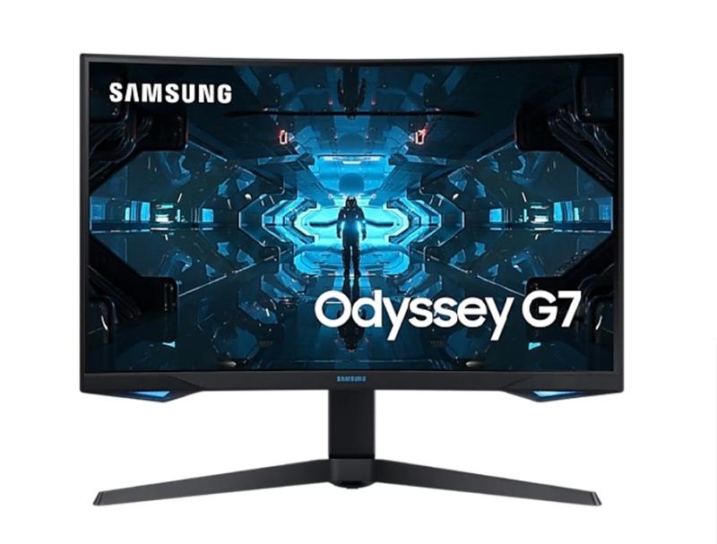 Монітор LCD 27 Samsung Odyssey G7, DP, 2*HDMI, USB-Hub, VA, CURVED, 2560x1440, 240Hz, 1ms, G-Sync