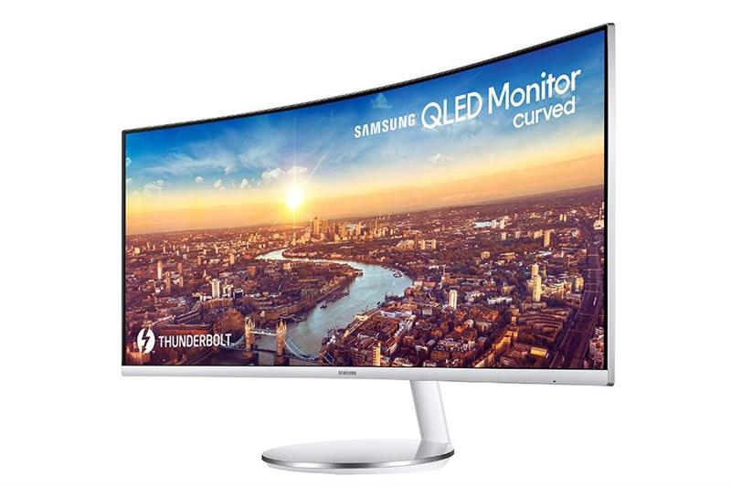 Монітор CURVED QLED LCD Samsung 34 C34J791 UWQHD 4ms, DP, HDMI, VA, HP, MM, 2xThunderbolt 3, 21:9