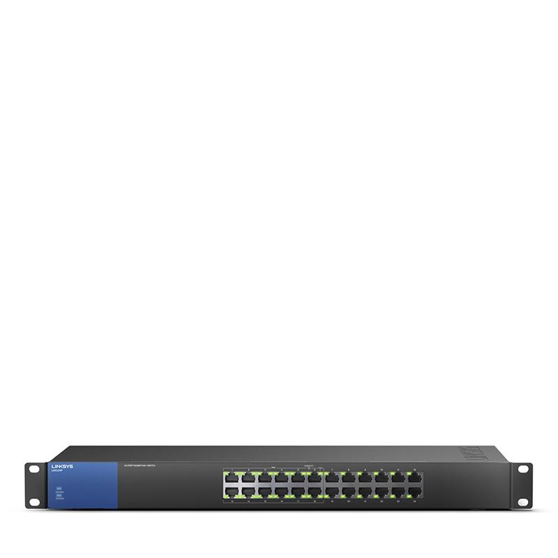 Комутатор LINKSYS LGS124 24xGE, некерований