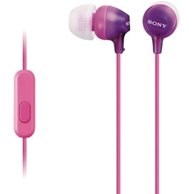 Навушники SONY MDR-EX15AP In-ear Mic Фіолетовий
