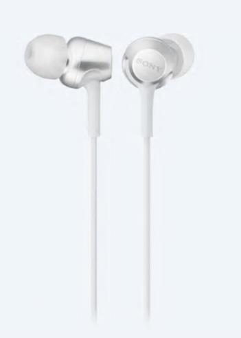 Навушники SONY MDR-EX255AP In-ear Mic Білий