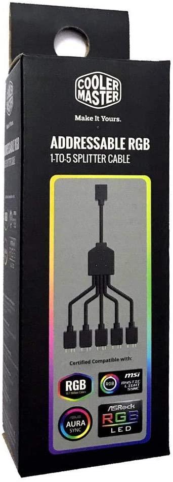 Кабель-розгалужувач Cooler Master Addressable RGB 1-to-5 Splitter Cable