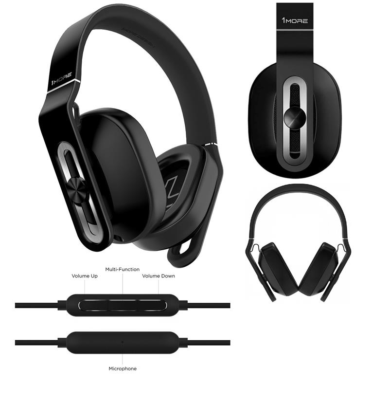 Навушники 1MORE MK801 Over-Ear Bass Driven Mic Black