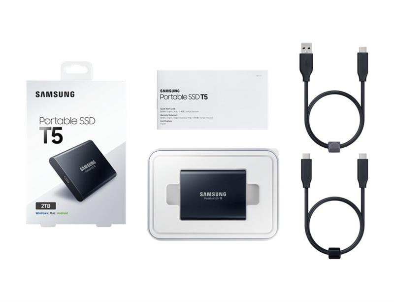 Портативний SSD 2TB USB 3.1 Samsung T5