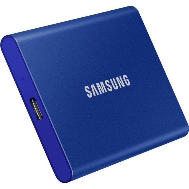 Портативний SSD 1TB USB 3.2 Gen 2 Samsung T7 Indigo Blue
