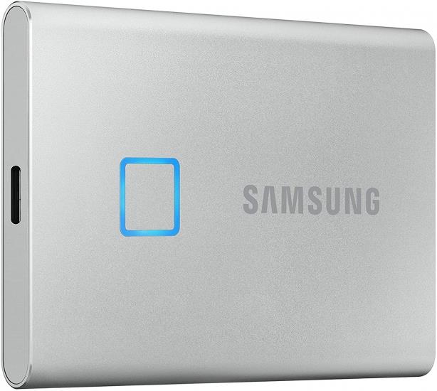 Портативний SSD 500GB USB 3.2 Gen 2 Samsung T7 Touch Silver