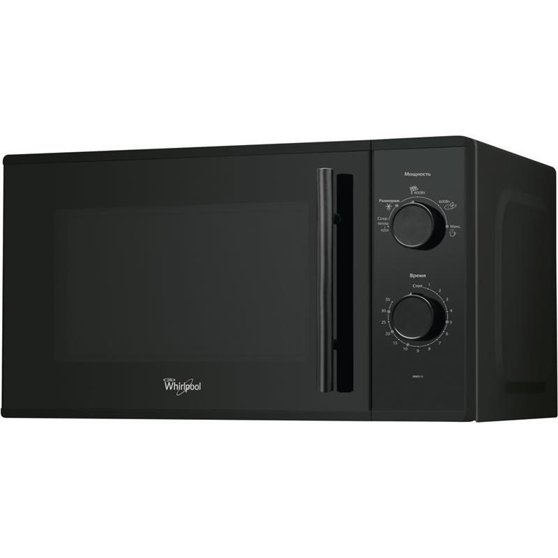 Мікрохвильова піч Whirlpool MWD19BL 20 л/700Вт/механічна/чорний