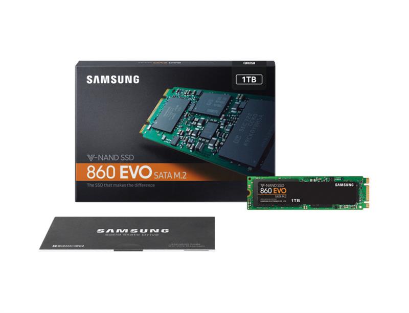 Твердотільний накопичувач SSD M.2 Samsung 860 EVO 1TB SATA V-NAND 3bit MLC