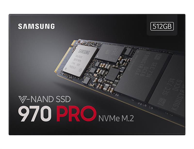 Твердотільний накопичувач SSD M.2 Samsung 512GB 970 PRO NVMe PCIe 3.0 4x 2280 2-bit MLC