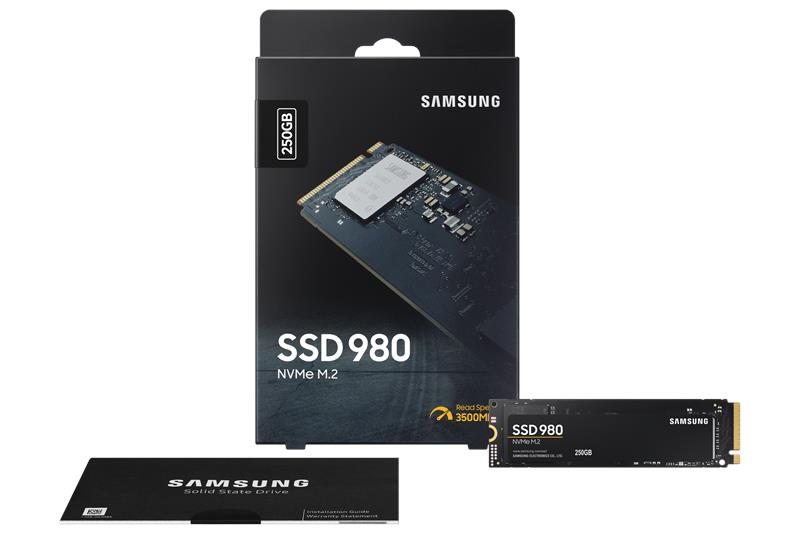 Твердотільний накопичувач SSD M.2 Samsung 980 250GB NVMe PCIe Gen 3.0 x4 2280