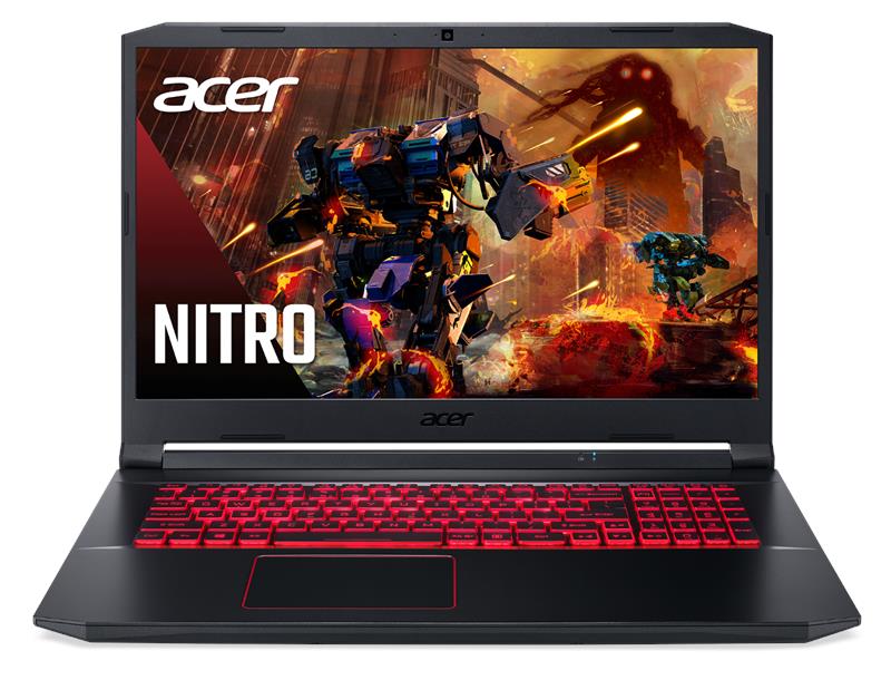Ноутбук Acer Nitro 5 AN517-53 17.3FHD IPS/Intel i7-11370H/16/512F/NVD1650-4/Lin/Black