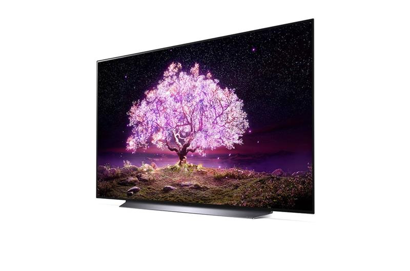 Телевiзор 77 OLED 4K LG OLED77C14LB Smart, WebOS, Бiлий