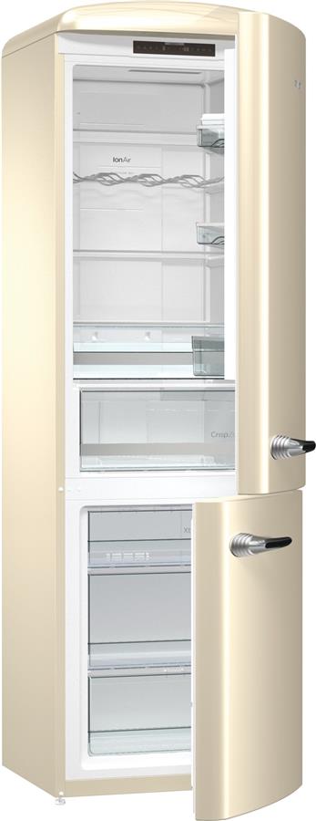 Холодильник з нижн. мороз. камерою Gorenje ONRK193C, 194х67х60см, 2 двері, 222( 85)л, А+++, NF+, Інв. , Зона св-ті, Внутр. Диспл