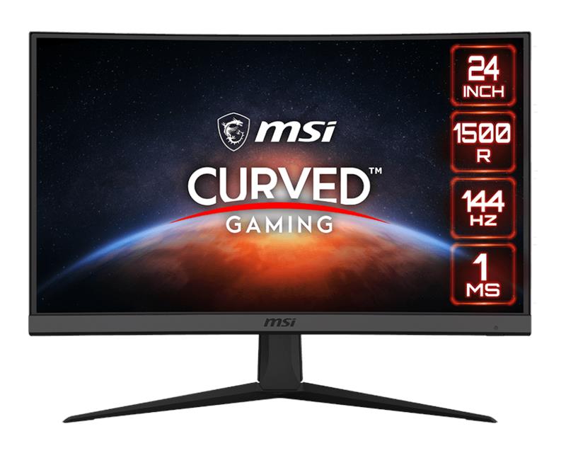 Монітор LCD 23.3 MSI Optix G24C6, 2xHDMI, DP, Earphone out, VA, 1920x1080, Curved, 144Hz, 1ms, DCI-P3 92%, FreeSync