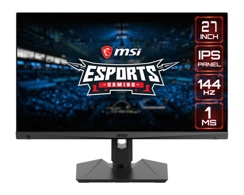 Монітор LCD 27 MSI Optix MAG274R, 2xHDMI, DP, 2xUSB-A, Type C, Earphone out, IPS, 1920x1080, 144Hz, 1ms, DCI-P3 95%, FreeSync
