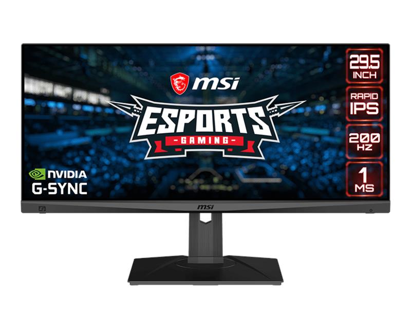 Монітор LCD 29.5 MSI Optix MAG301RF, 2xHDMI, DP, 2xUSB-A, USB-B, IPS, 2560x1080, 200Hz, 1ms, DCI-P3 78%, G-Sync
