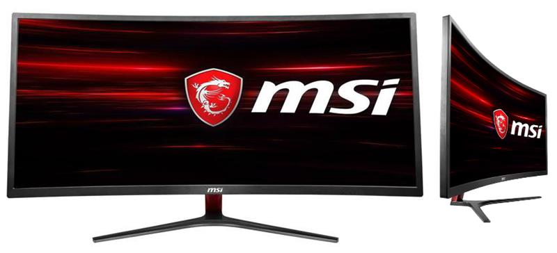 Монітор LCD 34 MSI Optix MAG341CQ UWQHD,100Hz,8ms,DVI,HDMI,DP,VA,Black