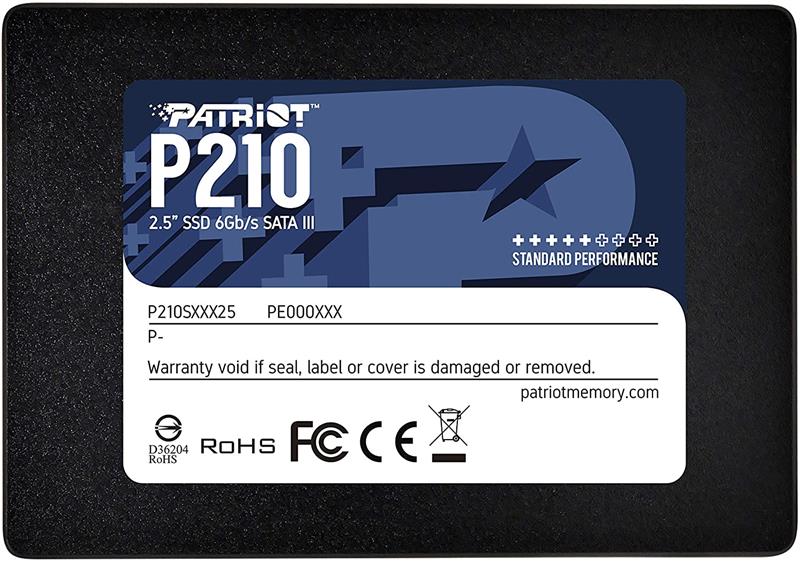 Твердотільний накопичувач SSD 2.5 Patriot 512GB SATA TLC P210