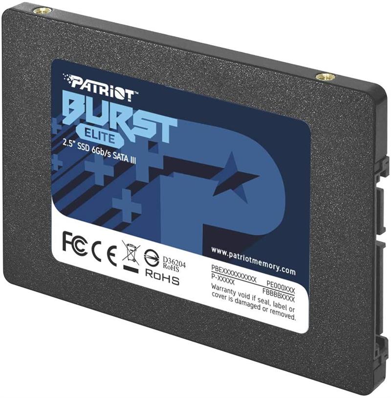 Твердотільний накопичувач SSD 2.5 Patriot 120GB SATA TLC Burst Elite