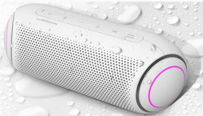 Акустична система LG XBOOM Go PL7 30W, IPX5, LED Lights, Wireless, Білий