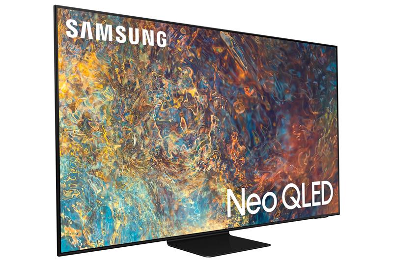 Телевiзор 55 Neo QLED 4K Samsung QE55QN90AAUXUA Smart, Tizen, Black